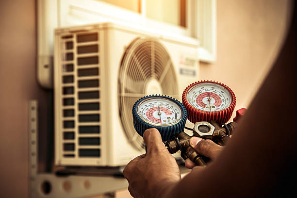 Professional Hvac Maintenance technician working in Finger, TN